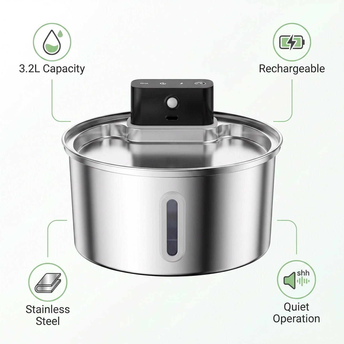 LuvWoof™ Filtered Water Fountain + 7 Filters Free