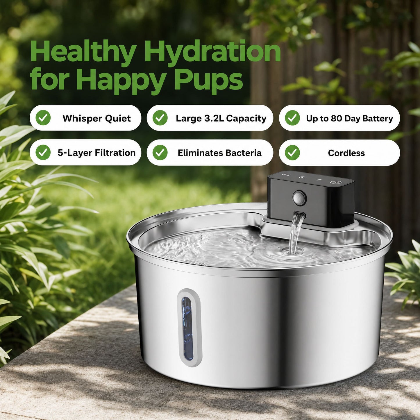 LuvWoof™ Pureflow Water Fountain