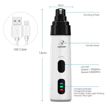 LuvWoof Silent Nail Grinder